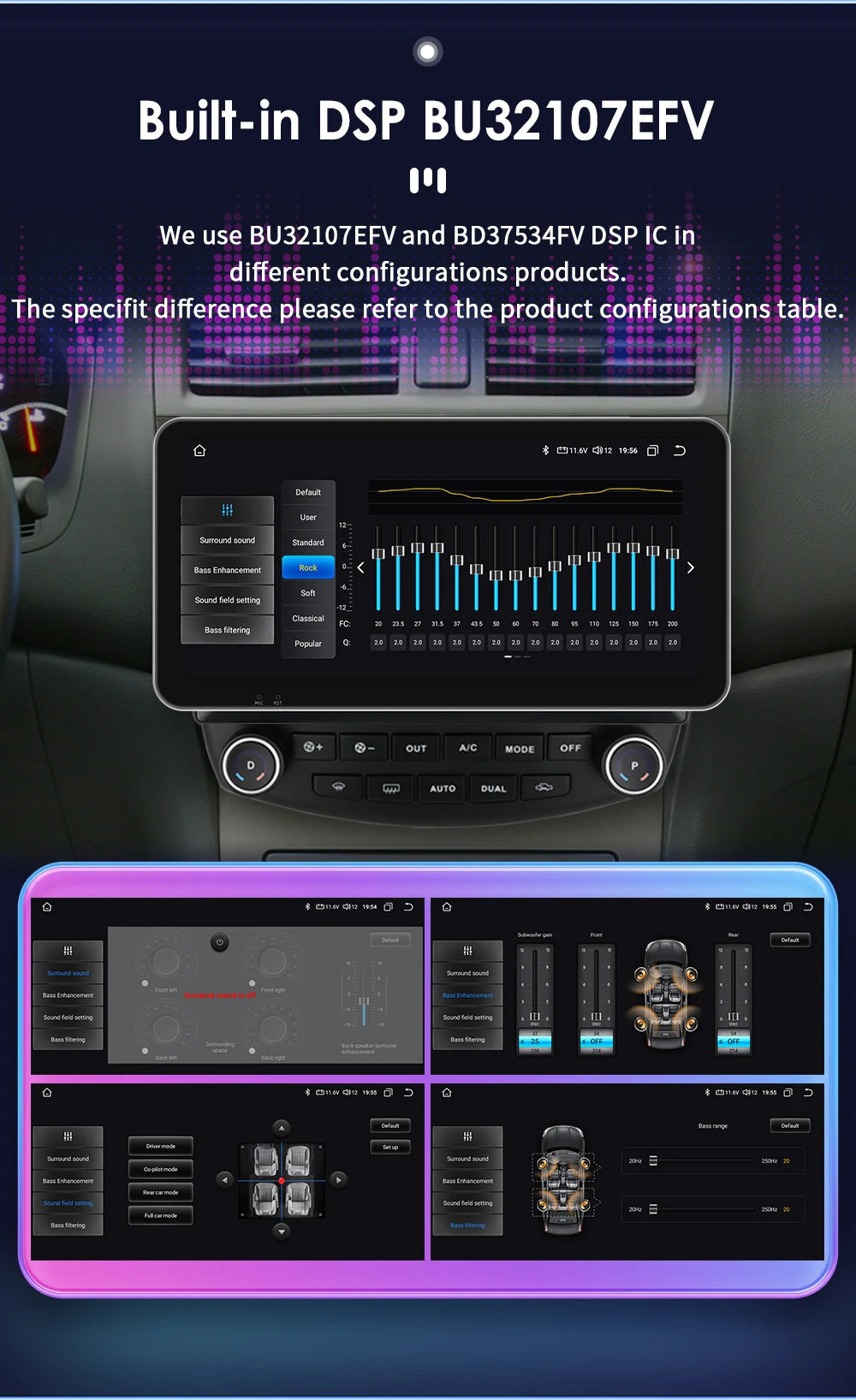 Carplay Android Car Radio For Honda ACCORD 7 2003-2007 Multimedia player GPS Navi Stereo 7862 Autoradio 2din Diesel screen 4G BT