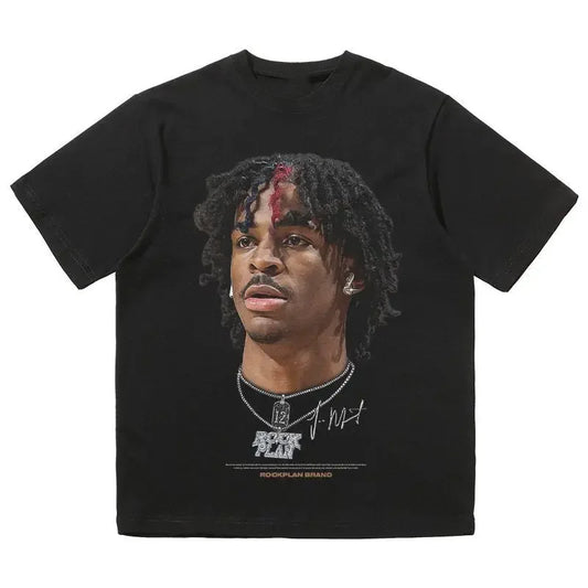 2025 New Fashion Brand Y2K Popular Summer Trend Youth American Street Hip-hop Basketball T-shirt for Both Women Fashion Brand