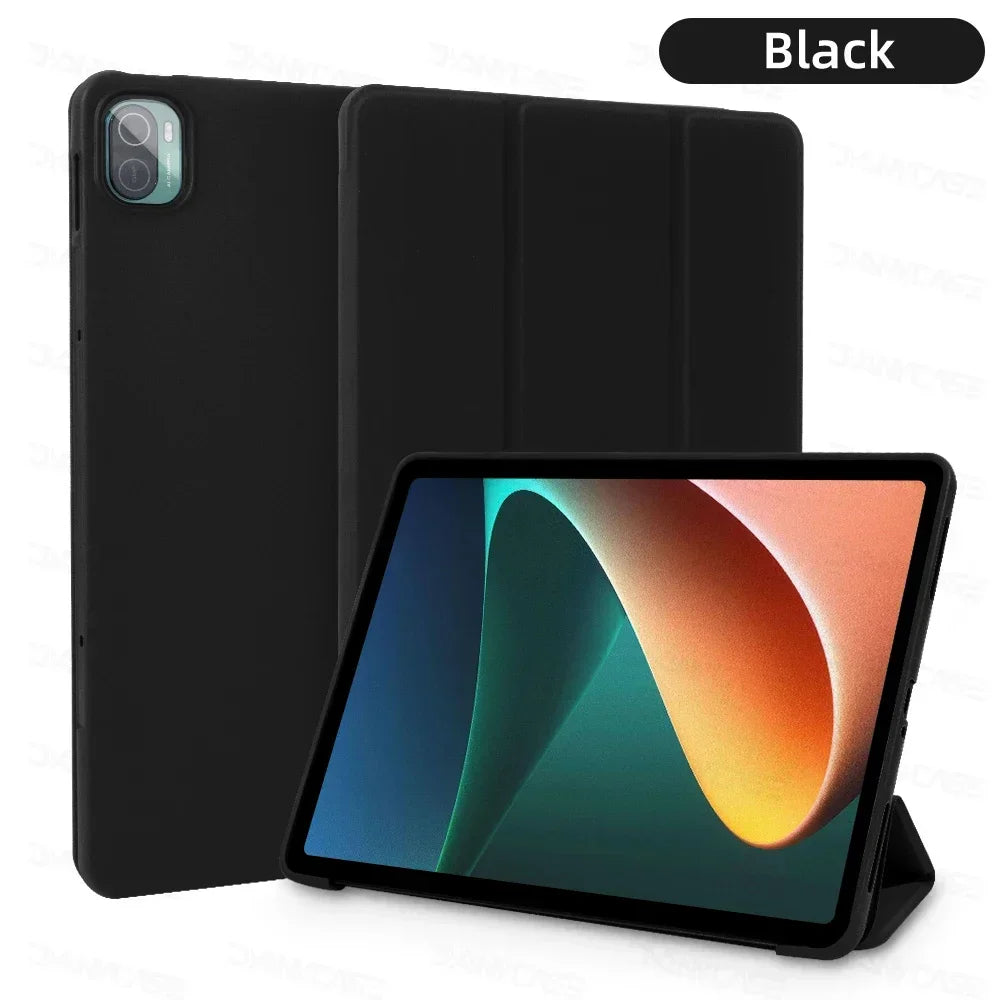 Tablet Cases for Xiaomi Mi Pad 5/6 5 6 Pro 11in 7 7pro 11.2 For 2024 6S Pro 12.4in Support Magnetic Charging Funda Tablet Cases