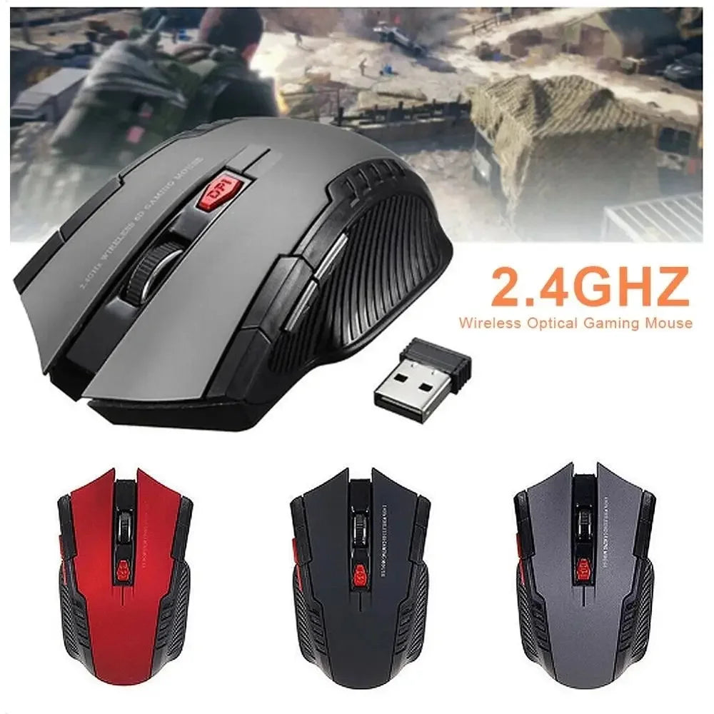 113 Wireless Mouse 2.4GHz Wireless Optical Mouse with USB receiver 6 button Portable wireless mouse for laptops