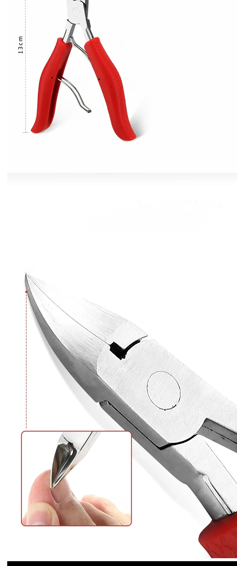 Nail Clipper Set for Paronychia Ingrown Toenail Podiatry Correction Nippers Pedicure Tool Manicure Knife Dead Skin Scissors
