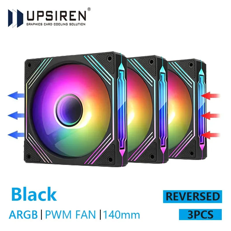 UPSIREN PF-14 Prism 4PRO chassis fan 14cm ARGB high-performance cooling fan radiator