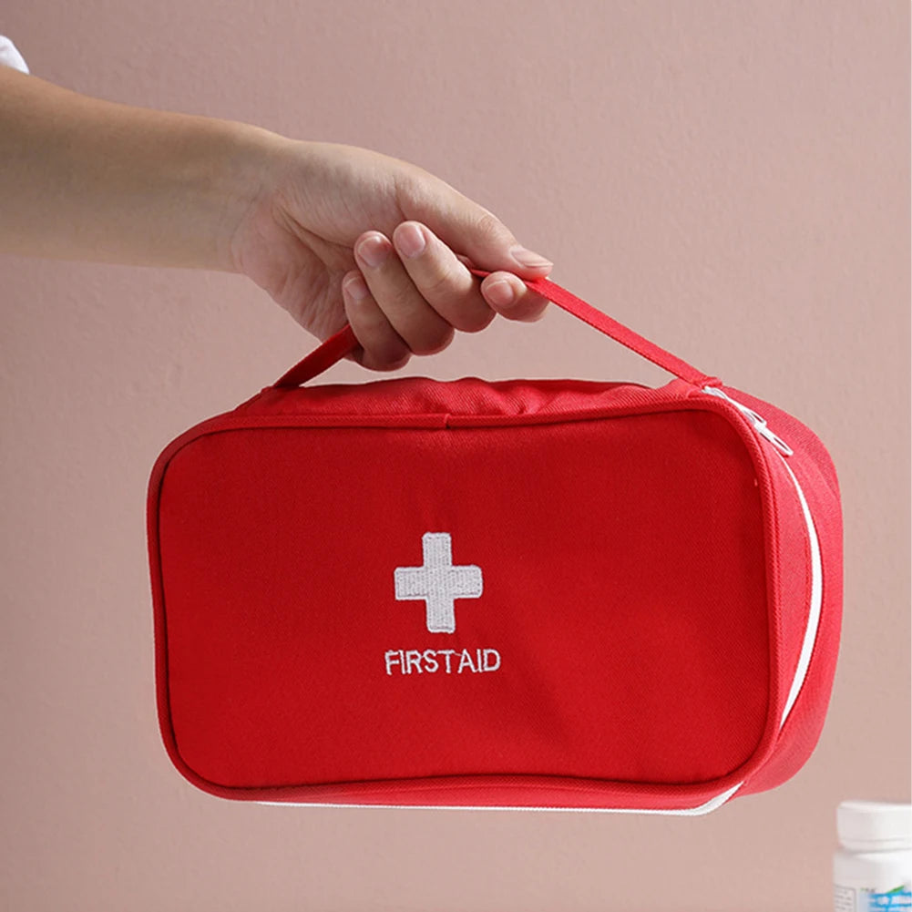 Home Medicine Bag Portable Travel First Aid Kit Medical Emergency Kit Organizer Outdoor Medicine Pill Storage Carrying Case Bag