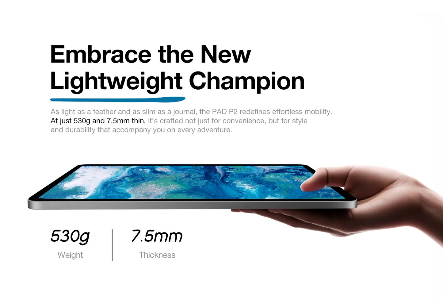 Tablet AGM PAD P2 8GB+256GB 11“ FHD Display 50MP Camera 7850MAh Battery MTK G99 480 Nit Brightness Widevine L1