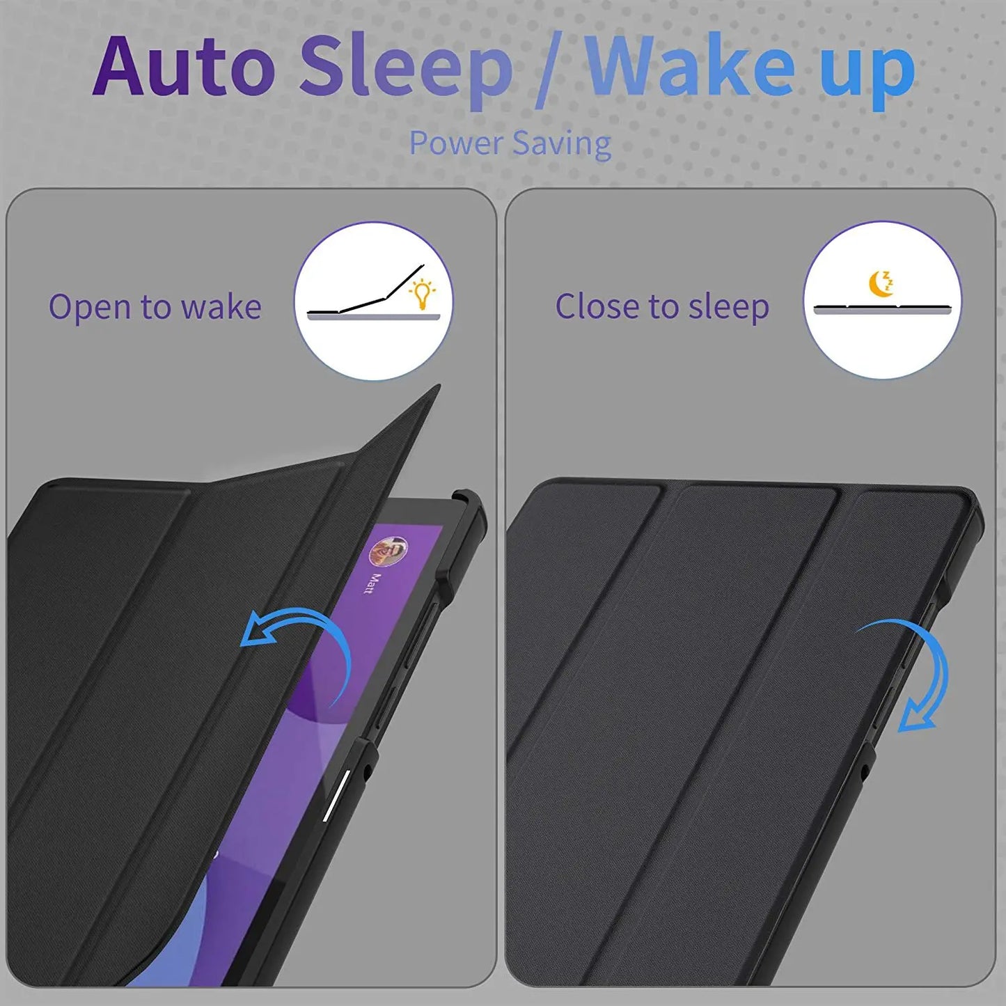 for Lenovo Tab M10 FHD Plus TB-X606F X606X 10.3" Leather Stand smart Cover M10 Plus 3rd Gen 10 6 Case TB-125FU Xiaoxin Pad 2022