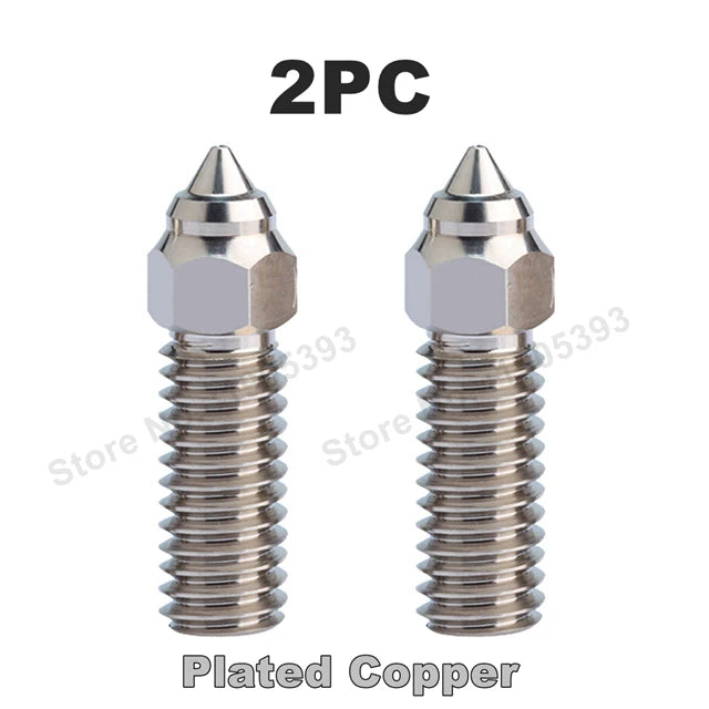 For Ender 3 V3 KE Nozzle Brass Plated Copper Hardened Steel High Speed 3D Printer Nozzles For Creality K1 / K1 Max / CR-M4