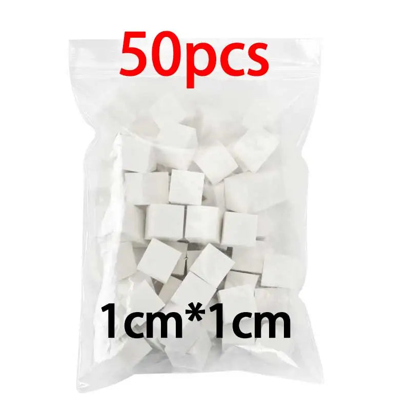 50Pcs Square Nail Art Sponges + Grab Pen Set Gradient Nail Brushes Gel Polish Design Nail Sponge Grab Pen Manicure Supplies