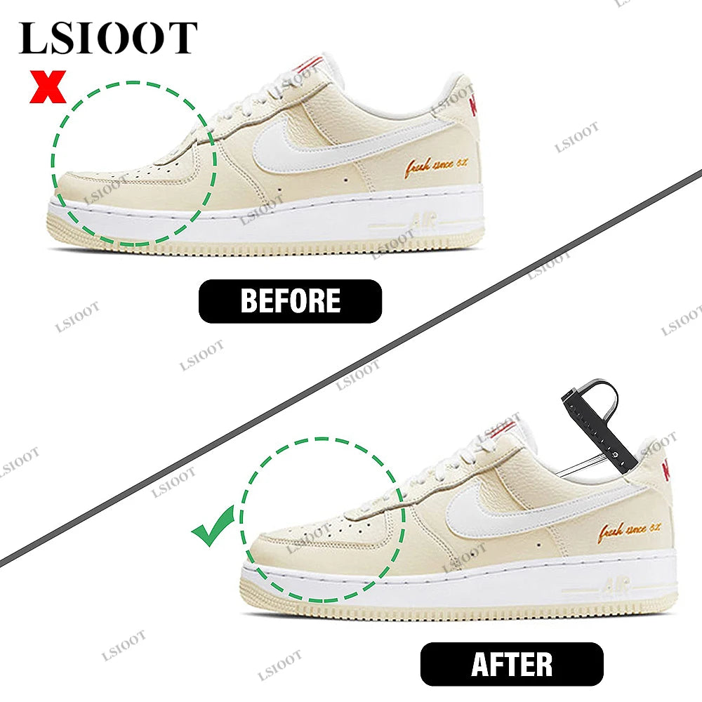LSIOOT Plastic Shoe Stretcher Men Adjustable Shoe Trees for Men Portable Shoe Tree Shaper Stretchers Holder