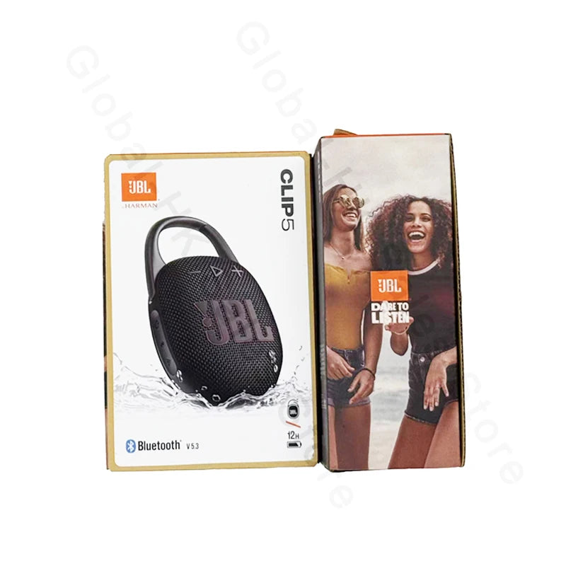 JBL Clip 5 Clip5 Ultra Portable Bluetooth Speaker Outdoor Mini Speaker Multi-Speaker Connection IP67 Waterproof 12 Hour Playtime