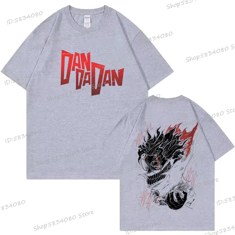 Dandadan Okarun T-shirt Men Women Japanese Anime Fashion Streetwear Top Retro Manga Men Clothes Anime Dan Da Dan Vintage Tshirts