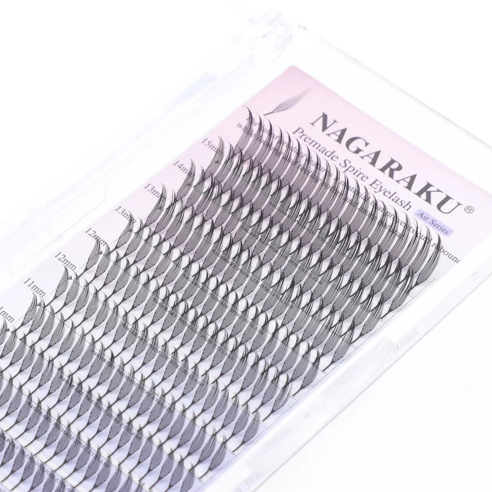 NAGARAKU Premade Spire Fairy Wings Eyelash Anime Effect Soft Plume Fluttering Eyelash Extensions Comic