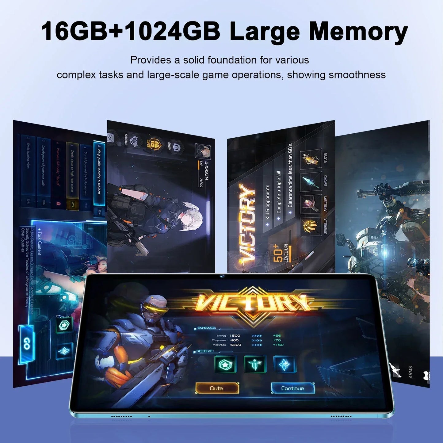 Original Pad 8 Pro Tablet 10.1 inch 16GB+1024GB Android 13 Global Snapdragon 8gen2 10000mah 5G Dual SIM WIFI  HD Full Screen