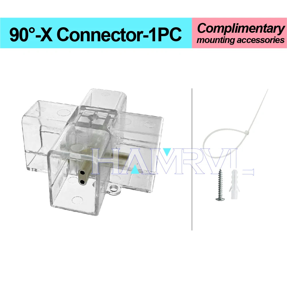 LED Hexagon Connector Cable DIY for Honeycomb Lamp AC110V-240V Barbershop Esports Workshop Garage 4S Car surface Lighting