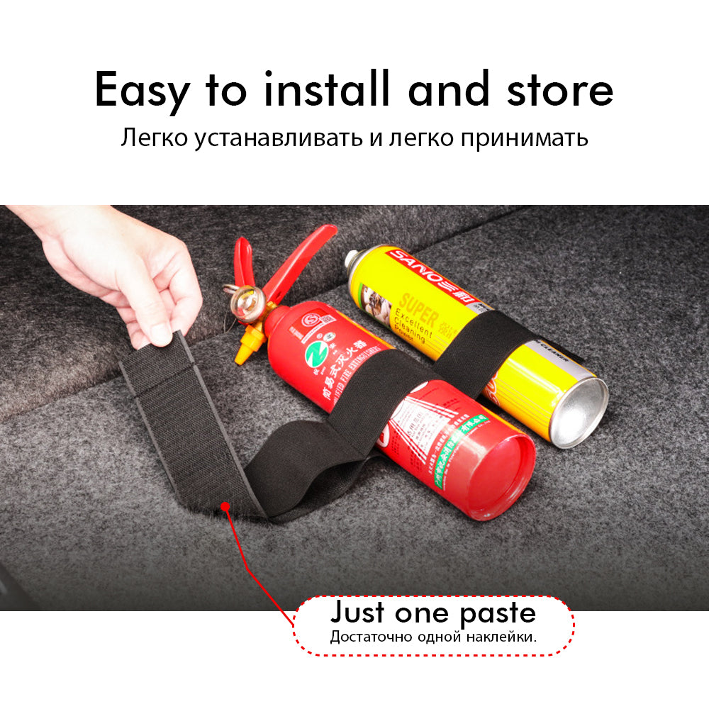 50cm Car Trunk Organizer Firm Magic Tape Cars Stowing Tidying Fixed Belt Auto Tool Storage Fixing Belt Fire Extinguisher Storage