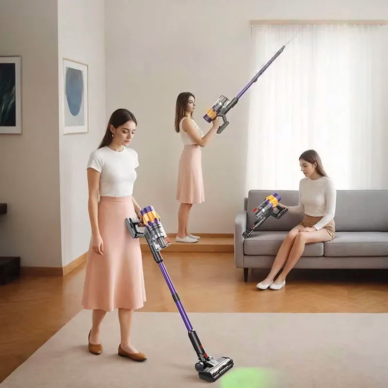 MPQU V18 550W 50kPa Wireless Handheld vacuum cleaner LED touch screen Removable battery 50mins runtime Cordless Cleaning machine