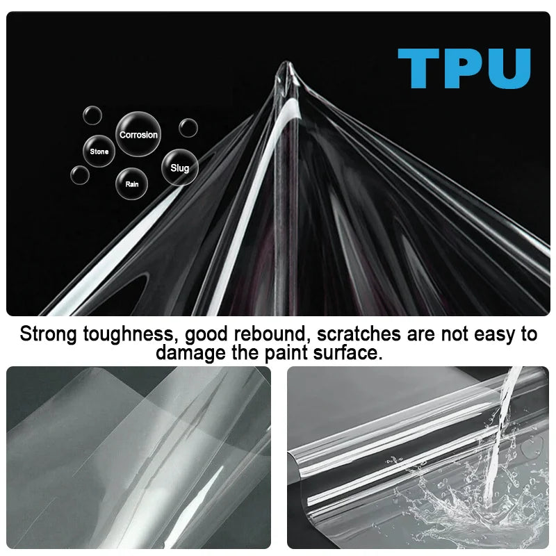 Paint Protection Film for Toyota Tacoma 2016-2023 TPU Pre-Cut PPF Kit Decal Clear Sticker Accessories Transparent Car Styling