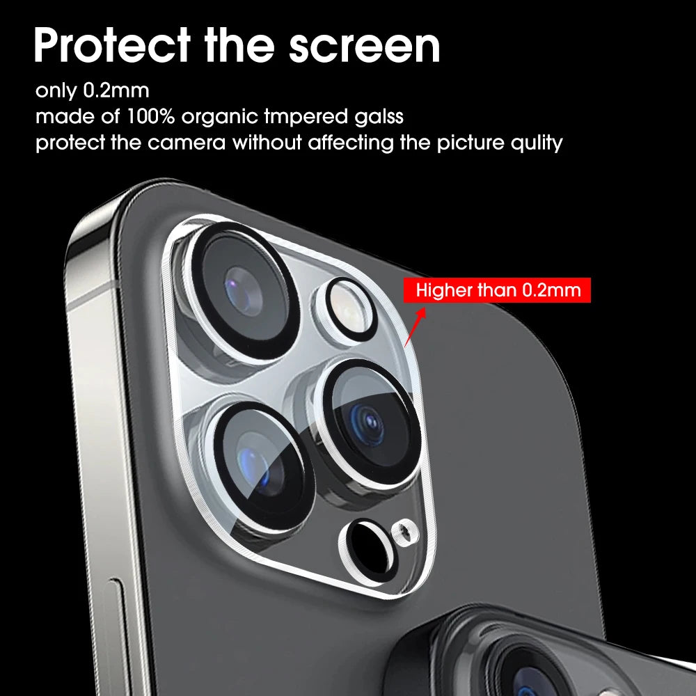 4/1PCS HD Back Camera Tempered Glass For iPhone 13Mini 13 14 15 16 Pro Max Rear Len Screen Protectors Anti-scratch Glass Film