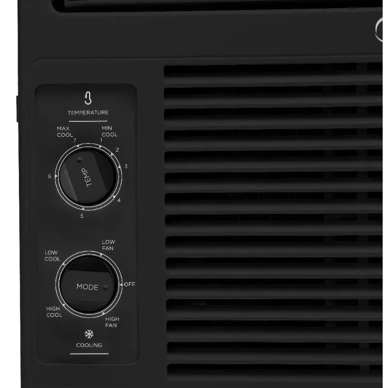 Midea 5,000 BTU 150 Sq ft Mechanical Window Air Conditioner, White, MAW05M1WWT, New