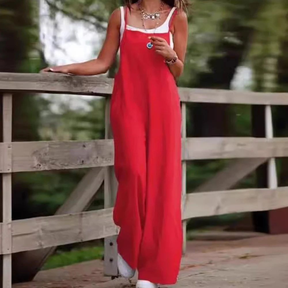 Oversized S-5XL Women Loose Overalls