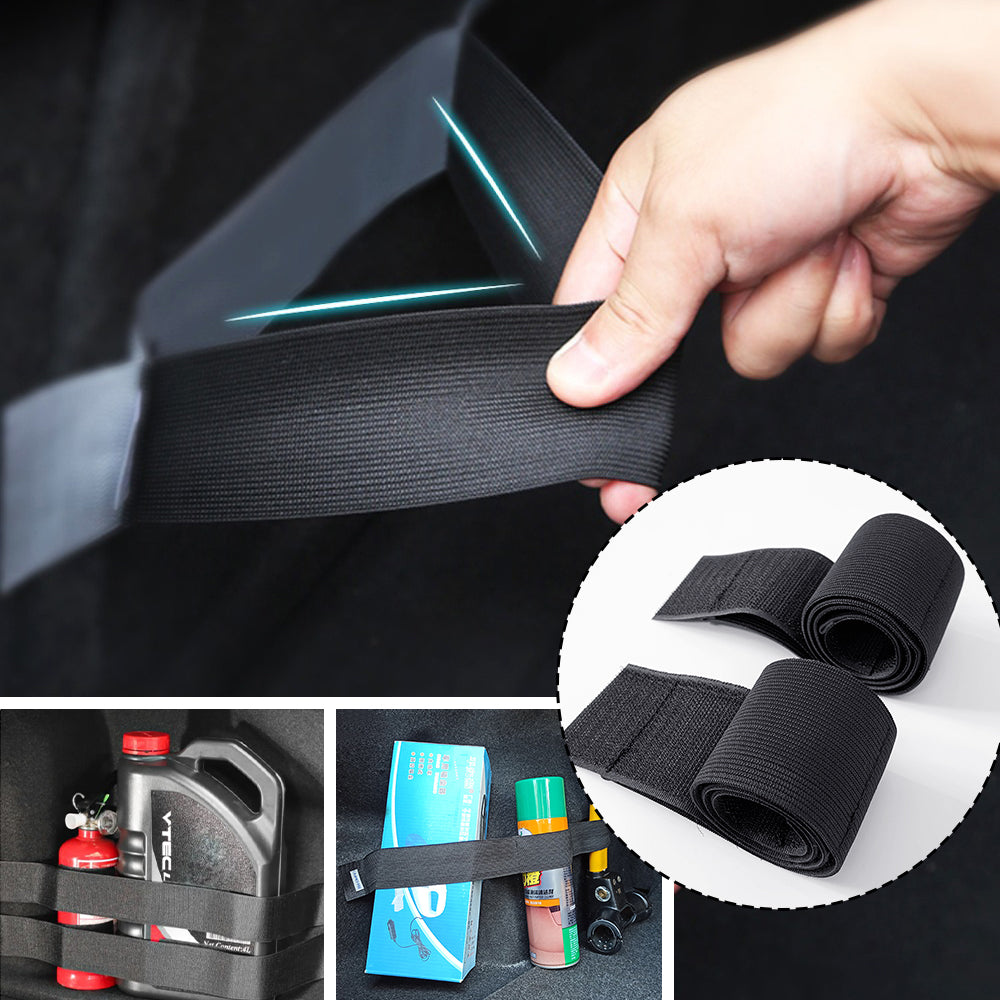 50cm Car Trunk Organizer Firm Magic Tape Cars Stowing Tidying Fixed Belt Auto Tool Storage Fixing Belt Fire Extinguisher Storage