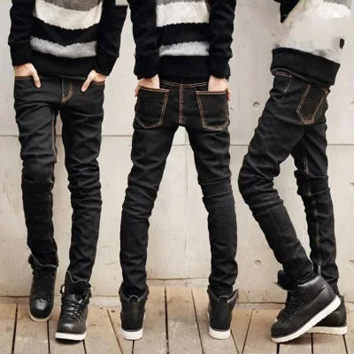 Spring Summer 2019 New Men's Jeans Casual Black Pants Student Korean Trendy Black Slims Smooths Your Silhouette