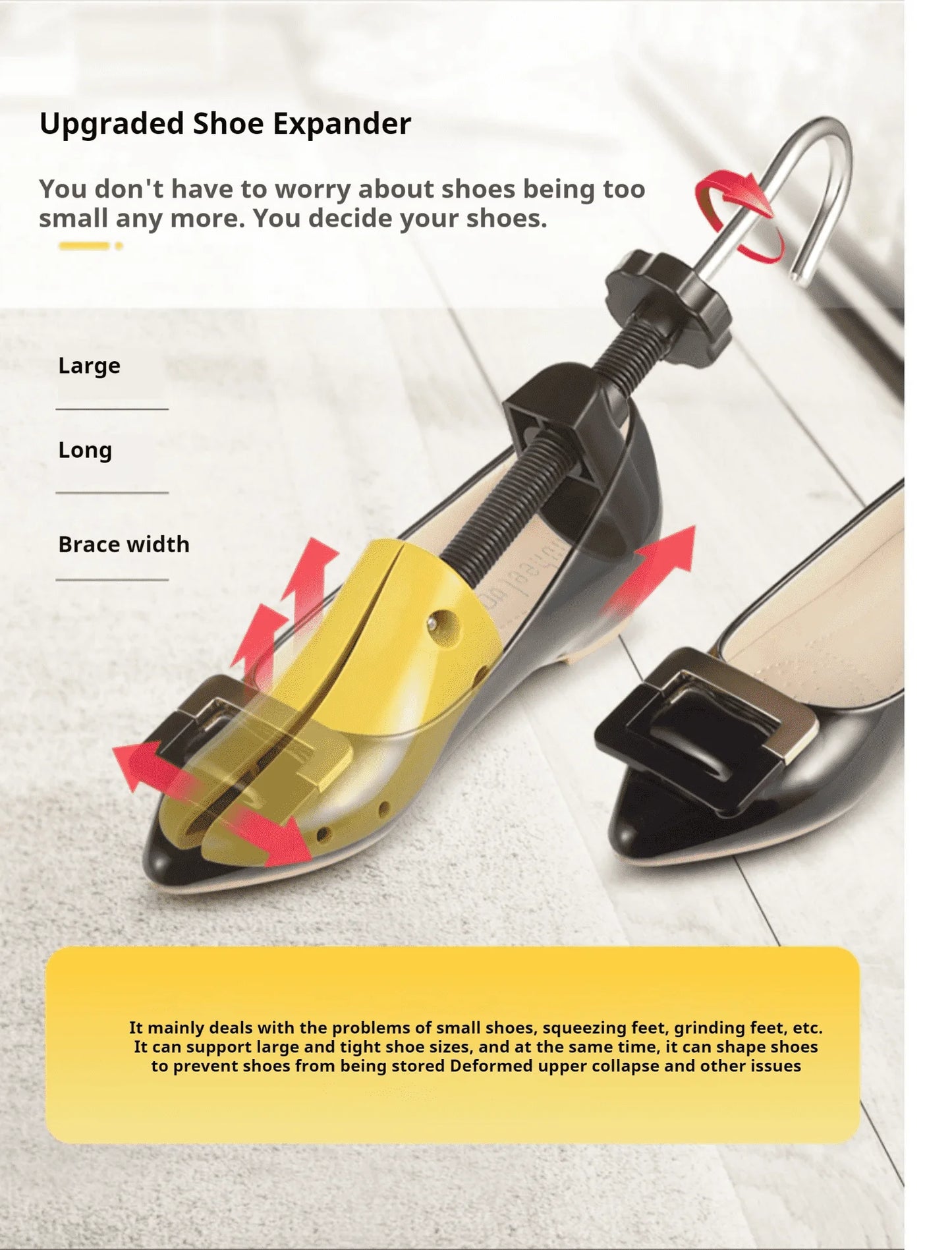 Professional Shoe Trees Boots Sneakers Shoe Stretchers Men Woman Heels Shoes Tree Adjustable length width Shoes Stretcher