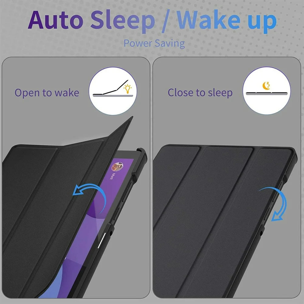 for Lenovo Tab M10 FHD Plus TB-X606F X606X 10.3" Leather Stand smart Cover M10 Plus 3rd Gen 10 6 Case TB-125FU Xiaoxin Pad 2022