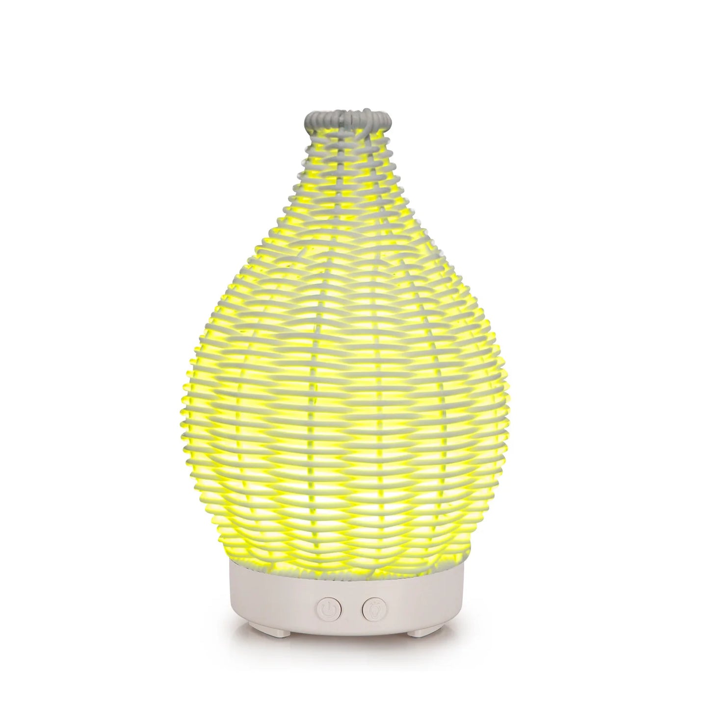Wood Weave Vase Aromatherapy Humidifier Household Vase Air Humidifier Ultrasonic Mute Colorful Humidifier Spray Instrumen