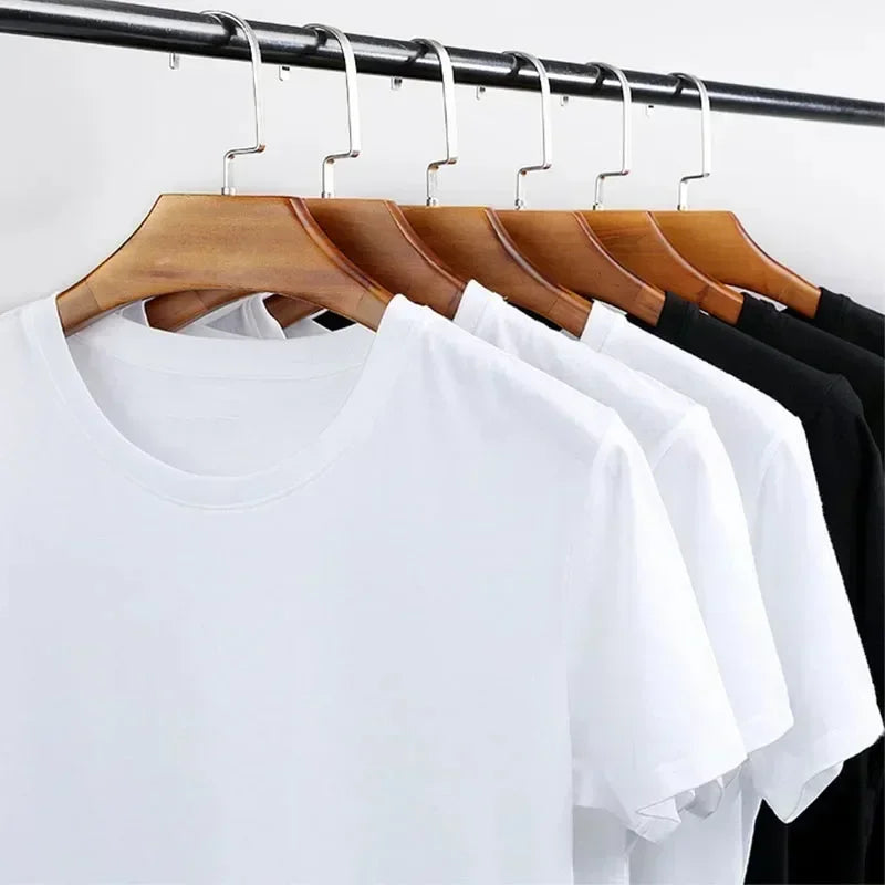 Summer New Men's SLAM Basketball Pattern T-Shirt Crew Neck Men's Women's Short Sleeve Cotton Top