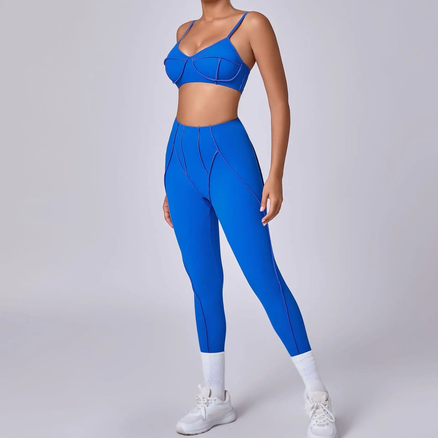 New Yoga Set Women Tracksuit Workout Legging Athletic Suit Gym Push Up Legging Fitness Bra Sports Wear Active Wear