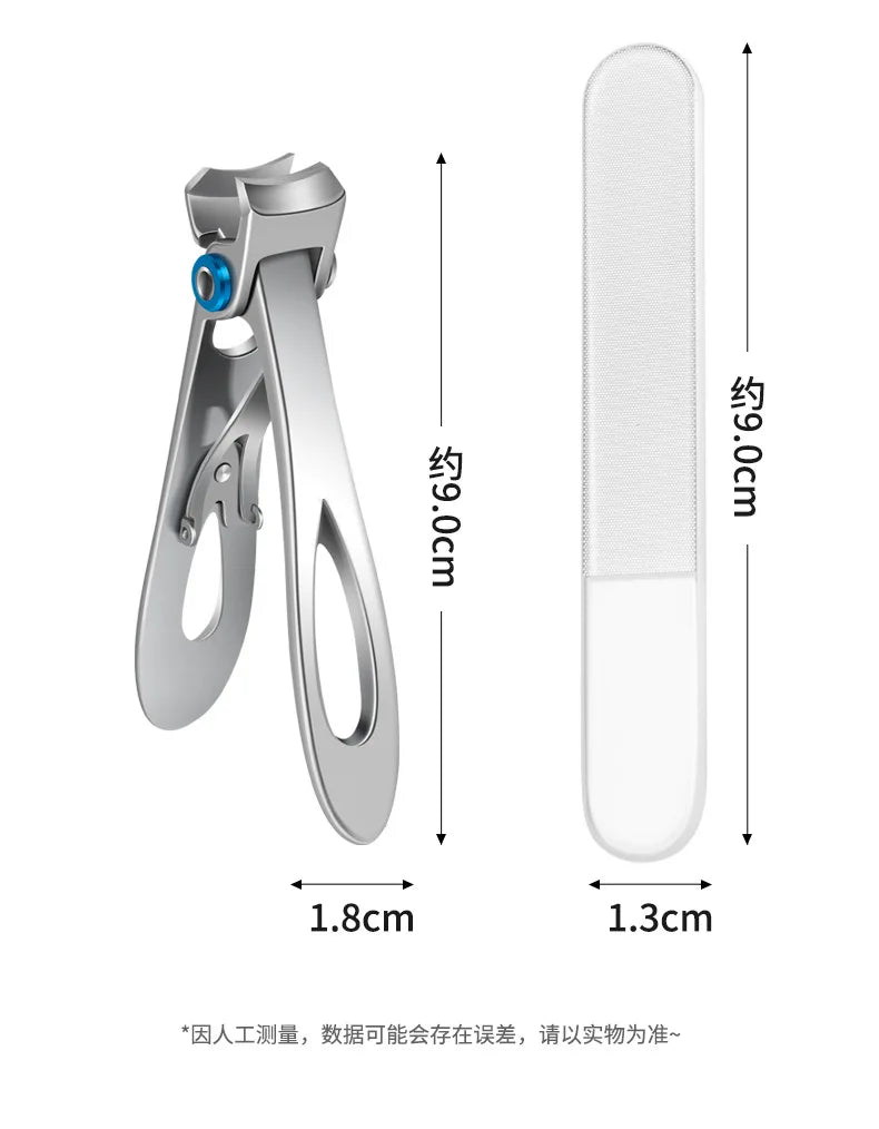 Professional Nail Cutter Stainless Steel Nail Clippers Toenail Fingernail Manicure Trimmer Toenail Clippers for Thick Nails