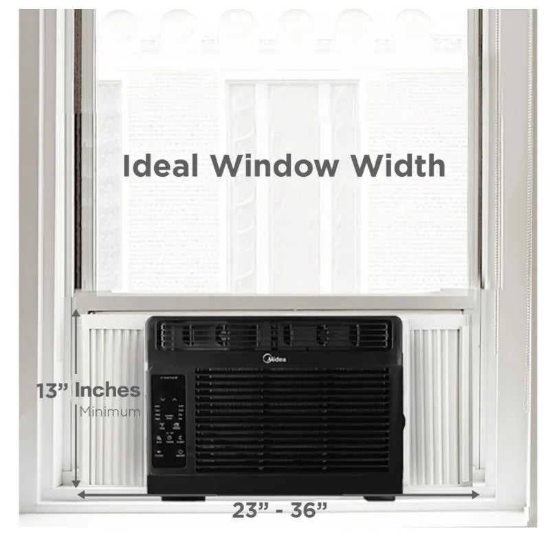 Midea 5,000 BTU Window Air Conditioner, 150 Sq. Ft., White, New
