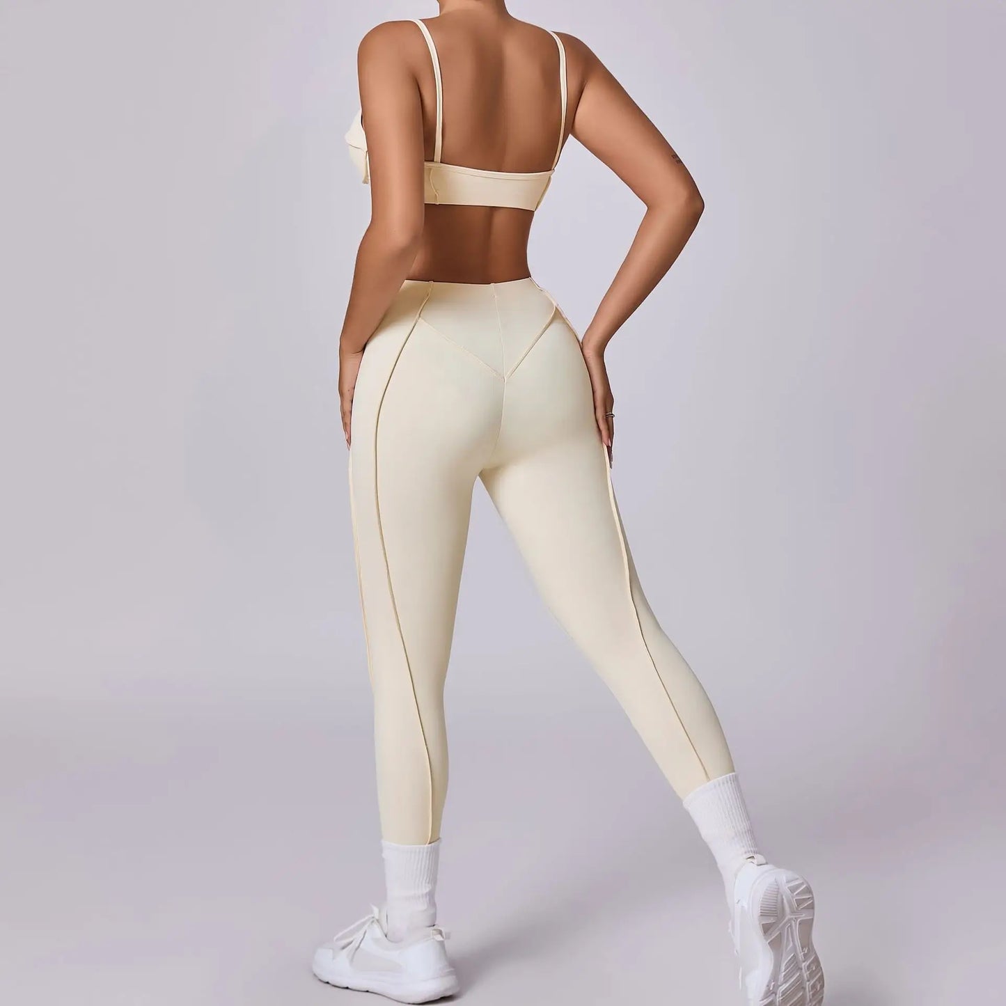 New Yoga Set Women Tracksuit Workout Legging Athletic Suit Gym Push Up Legging Fitness Bra Sports Wear Active Wear