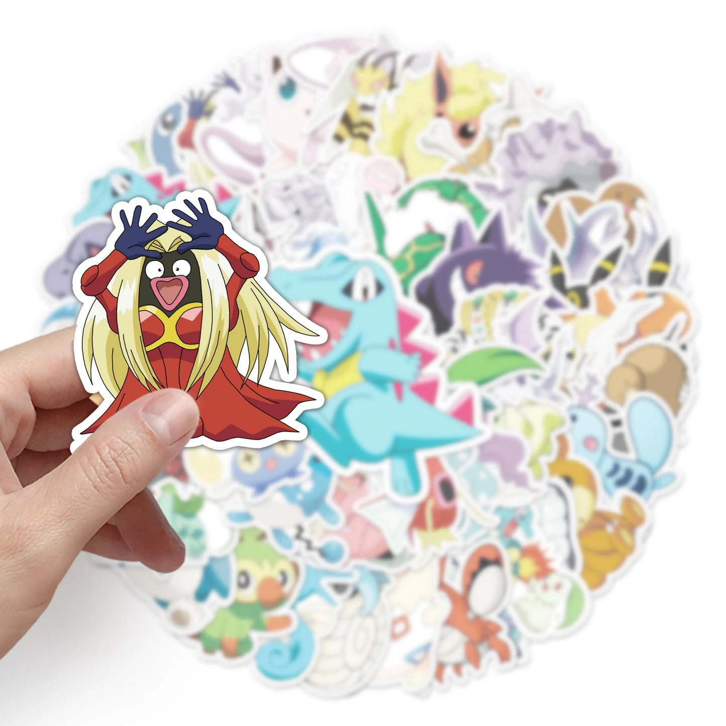 50 Piece MINISO Pokemon Waterproof Stickers DIY For Phones Laptop Car Sticker