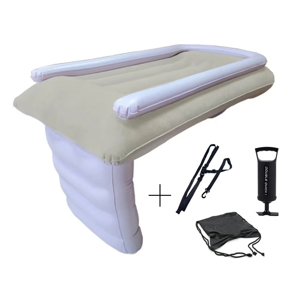 Infant inflatable sleep mattress, baby kids outdoor car plane train universal camping travel mattress pad