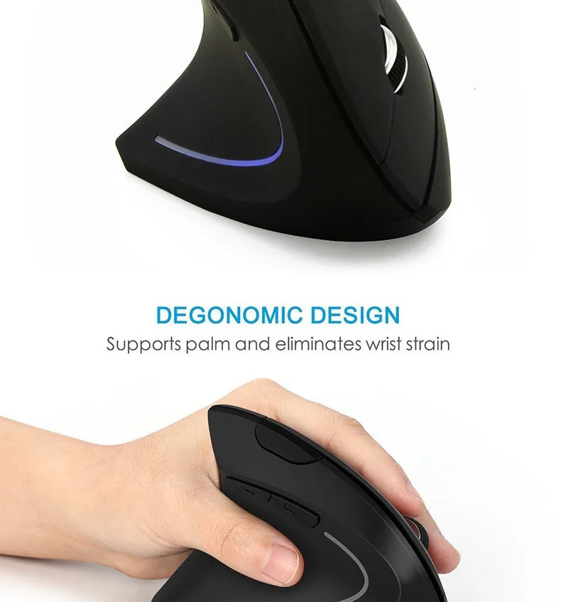 Vertical Ergonomic Portable Wired USB Wireless Mouse Rechargeable Bluetooth Gaming PC Gamer For Computer Laptop Mause Accessory