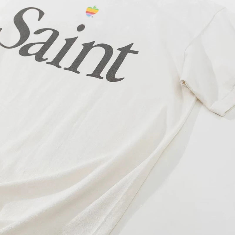 Pay Money To My Pain Saint T-Shirt Men Women Best Quality Oversized 100% Cotton Tee Tops Vintage Washed Black Graphics T Shirt