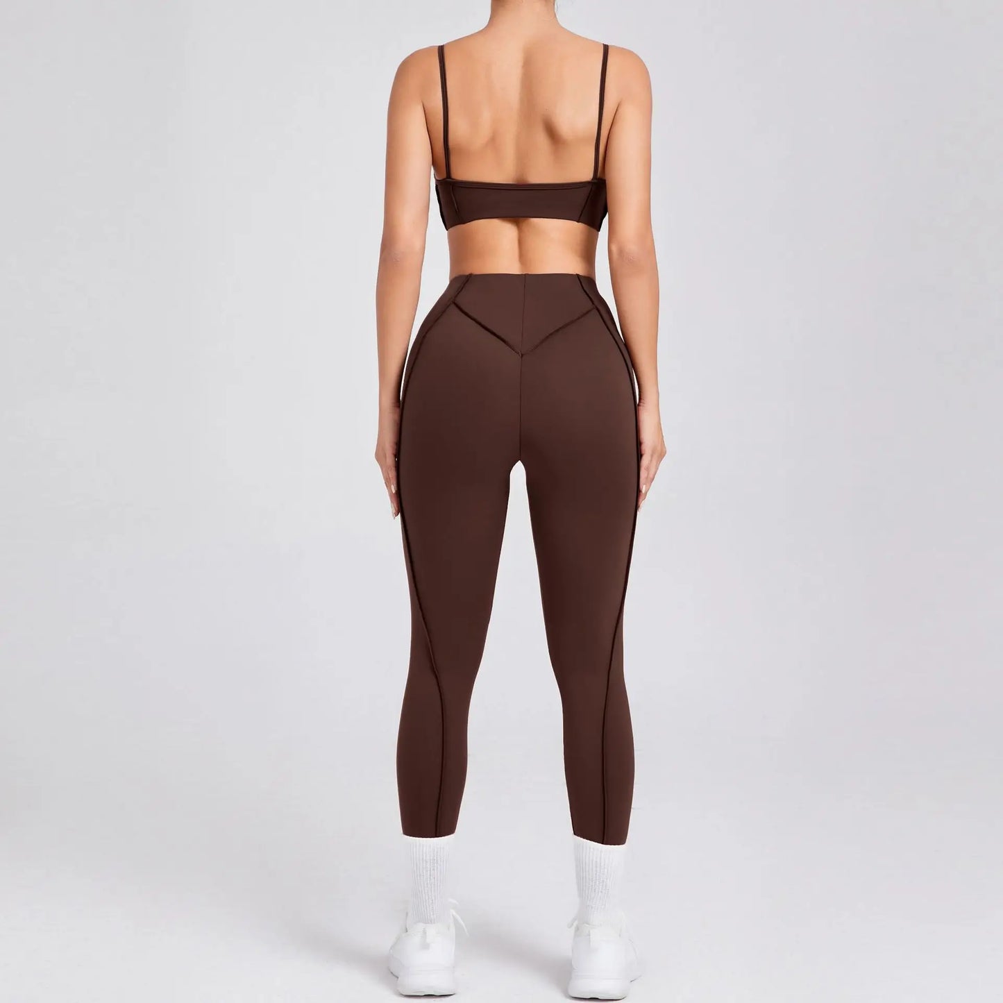 New Yoga Set Women Tracksuit Workout Legging Athletic Suit Gym Push Up Legging Fitness Bra Sports Wear Active Wear