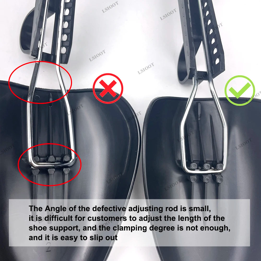 LSIOOT Plastic Shoe Stretcher Men Adjustable Shoe Trees for Men Portable Shoe Tree Shaper Stretchers Holder