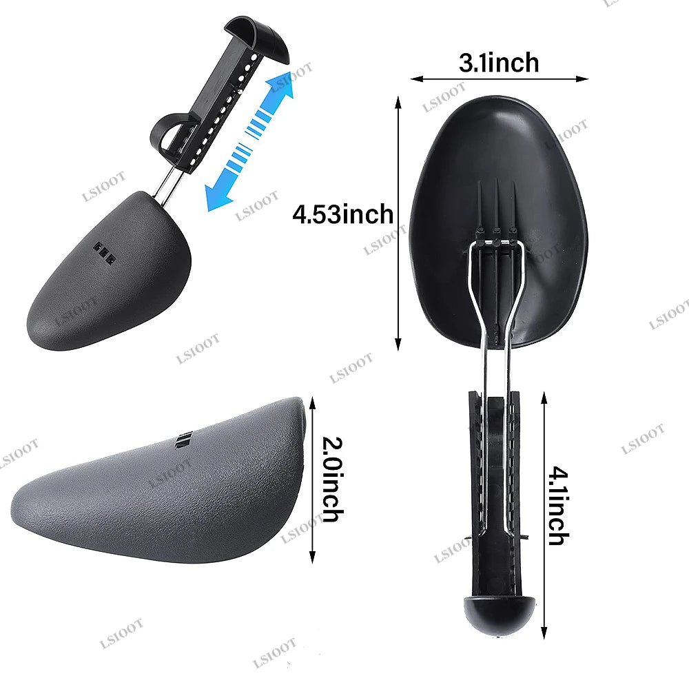 LSIOOT Plastic Shoe Stretcher Men Adjustable Shoe Trees for Men Portable Shoe Tree Shaper Stretchers Holder