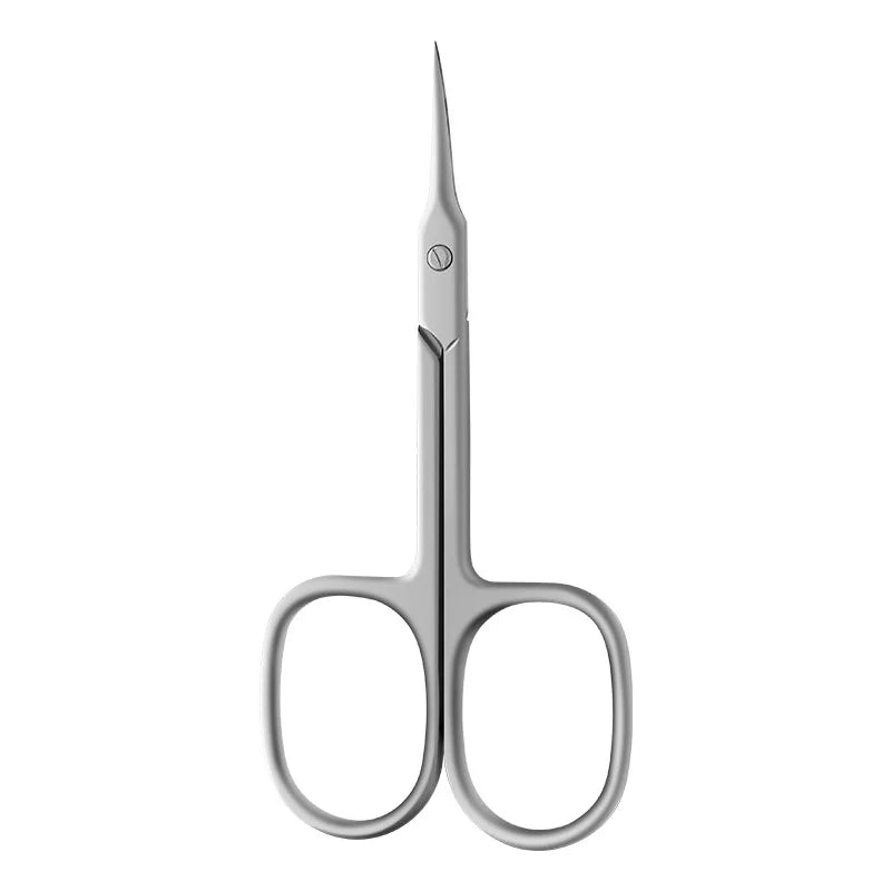 Stainless Steel Curved Tip Thin Blade Cuticle Scissors Nail Clippers Trimmer Manicure Tools Eyebrow Tools Dead Skin Remover