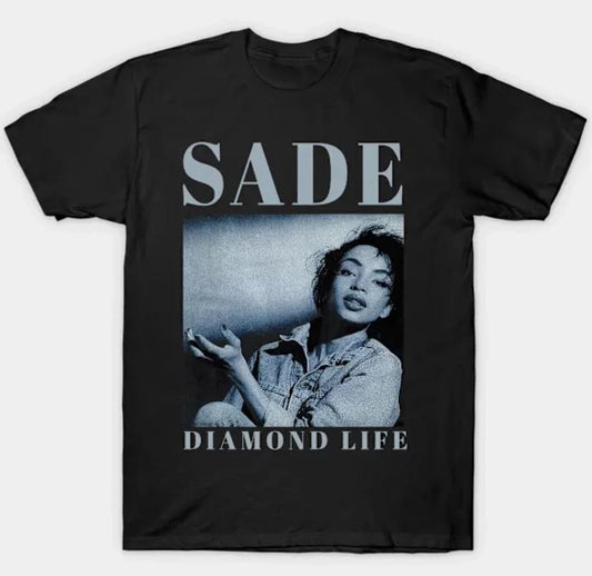 Sade Adu Diamond Life Vintage T-Shirt 2025 Men's Women's T-Shirt Summer Vintage Fashion Streetwear Harajuku Top
