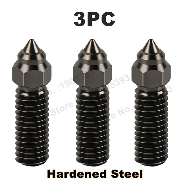 For Ender 3 V3 KE Nozzle Brass Plated Copper Hardened Steel High Speed 3D Printer Nozzles For Creality K1 / K1 Max / CR-M4