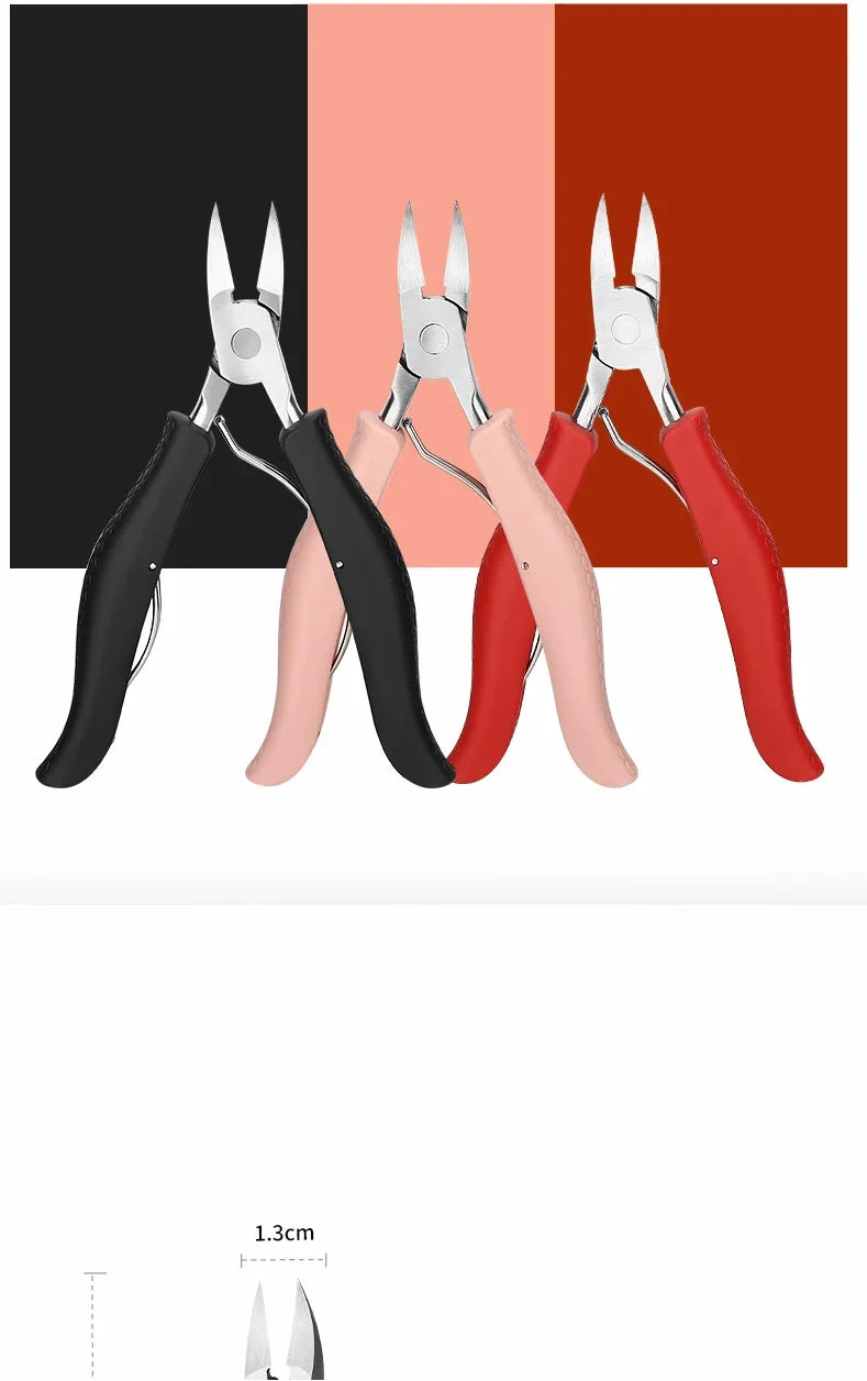 Nail Clipper Set for Paronychia Ingrown Toenail Podiatry Correction Nippers Pedicure Tool Manicure Knife Dead Skin Scissors