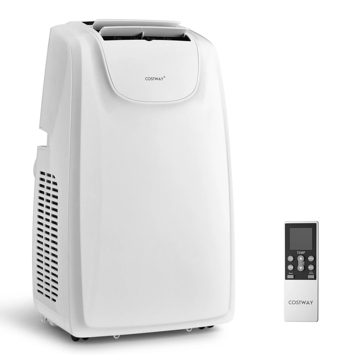 12,000 BTU Dual Hose Portable Air Conditioner 3-in-1 AC Unit w/ Remote Control