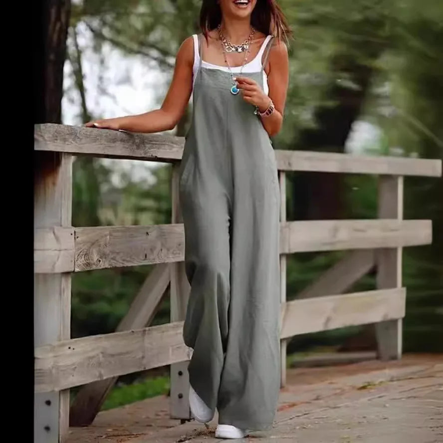 Oversized S-5XL Women Loose Overalls