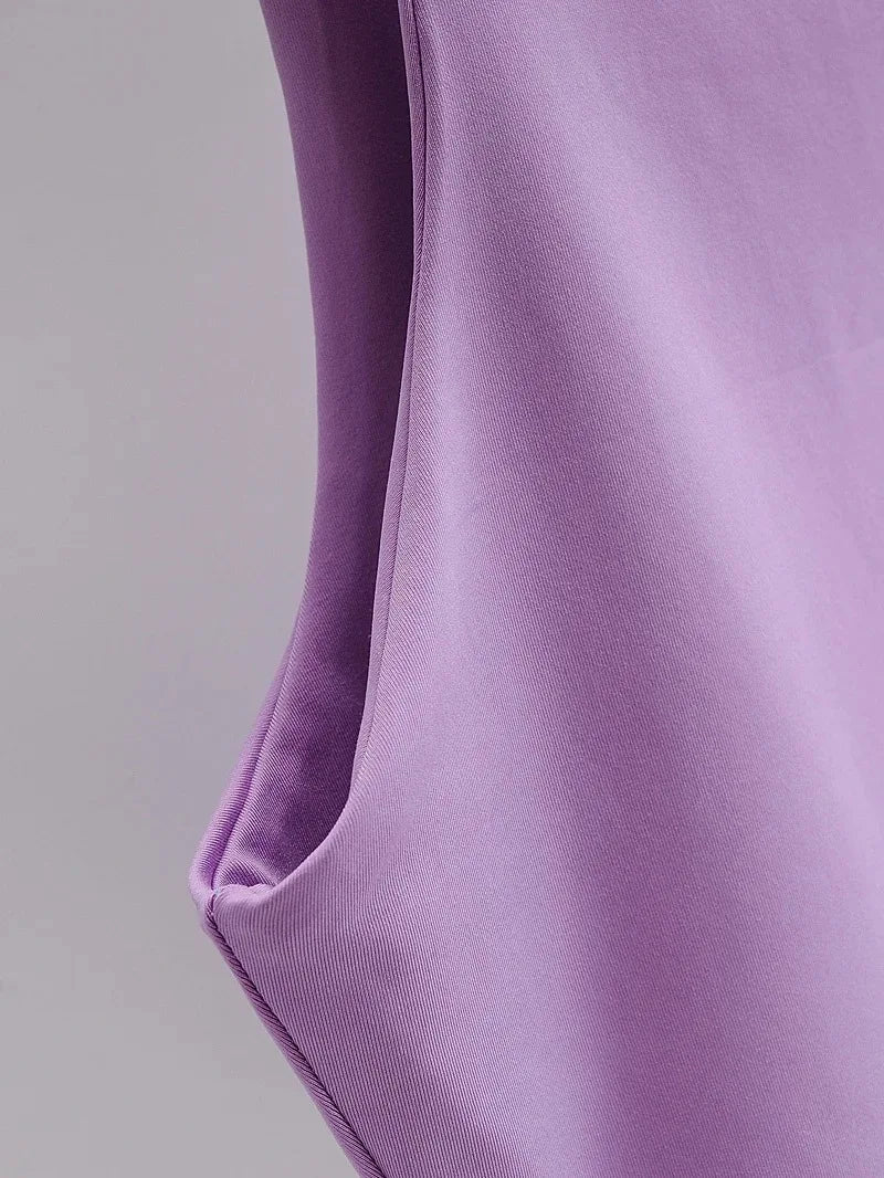 2024 Summer Fashion Women Sexy Slim Tops O-neck Sleeveless Double Nylon Ladies Good Quality Tank Tops 6 Colors