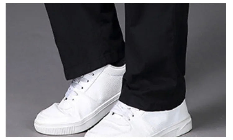 Summer thin cotton casual pants men loose straight leg 2024 new men's pants trend all matching men's long pants