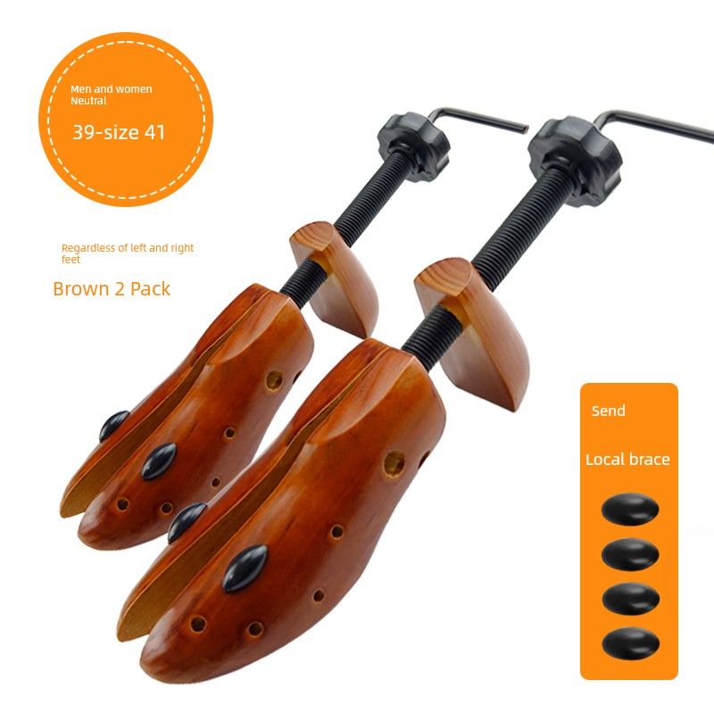 Solid Wood Shoe-Expansion Tool Men's and Women's Universal Shoe Stretcher Support Large Expander Width Expander Adjustable Shoe Stretcher Tool to Make Shoes Bigger