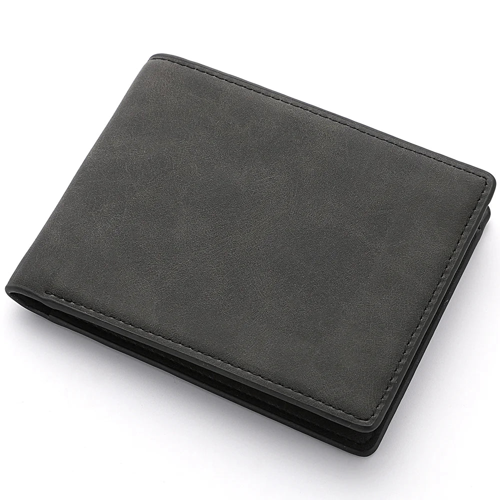 2025 New Wallet for Men, Short Men's Wallet, Dollar Wallet, Zipper Coin Pocket, Ultra-thin Men's Wallet